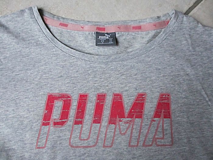T-shirt manches courtes fille Puma – 7/8 ans - photo numéro 2