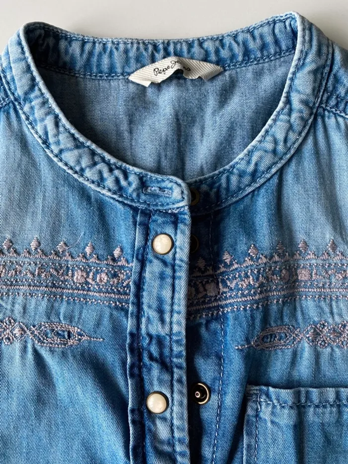 Combi salopette jeans pépé jeans - photo numéro 2