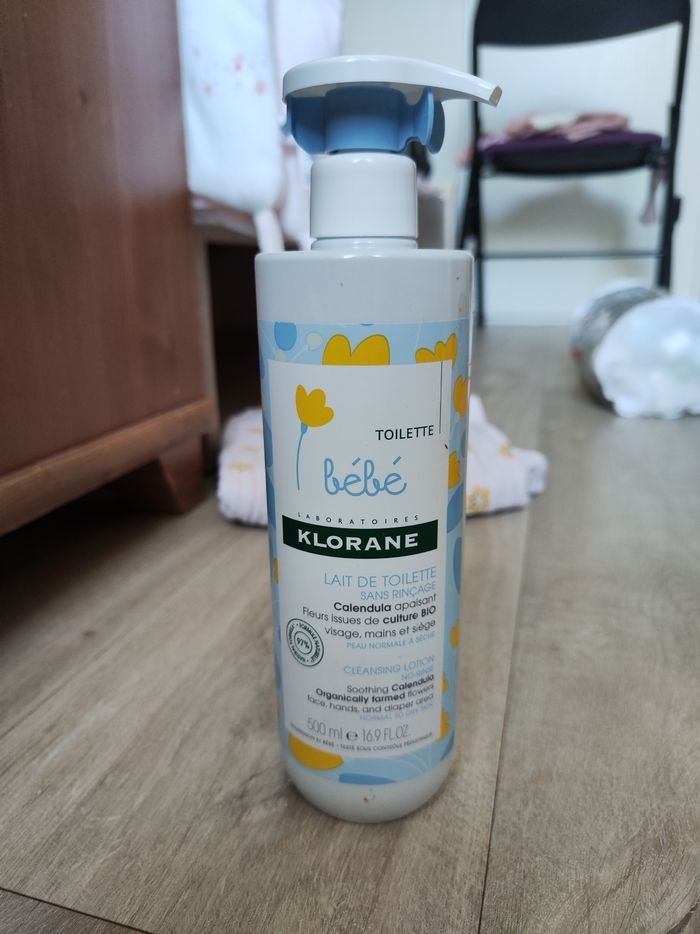 Lait de toilette sans rinçage klorane - photo numéro 2