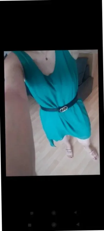 Robe turquoise