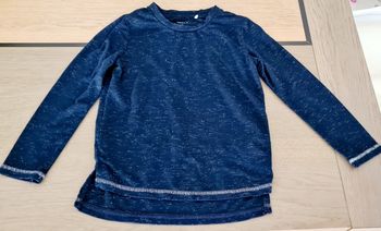 Tee shirt bleu marine et argenté  name it 6 ans