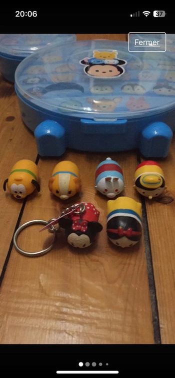 6 tsum tsum et boîte de rangement