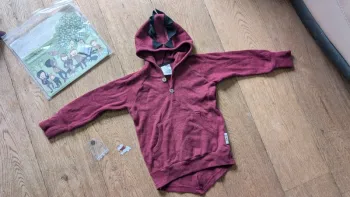 Superbe Hoodie Dino dark cerise manymonths conqueror