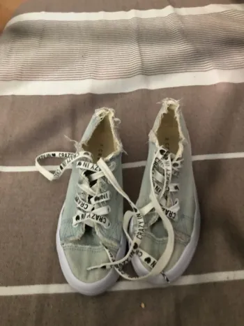 Chaussures effet jean