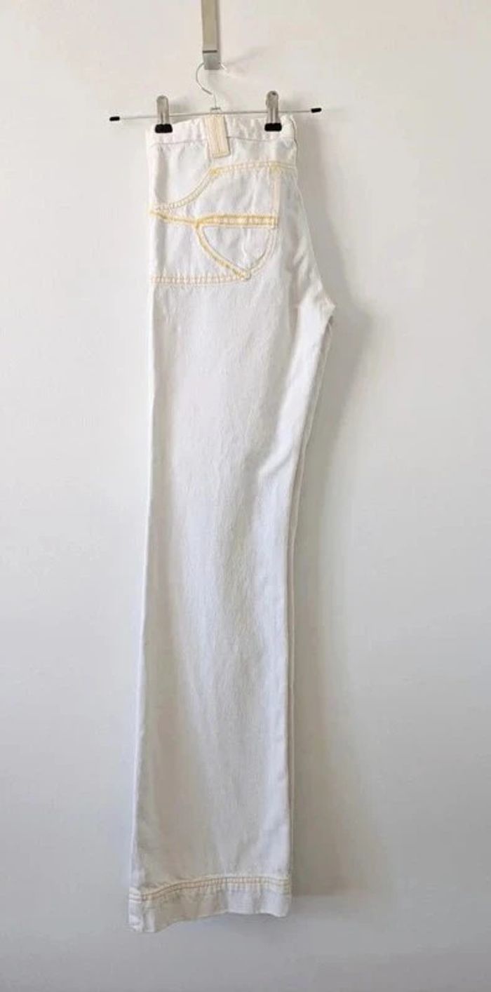 Jean blanc évasé - Custo Barcelona - taille 30 (Fr40) - photo numéro 3