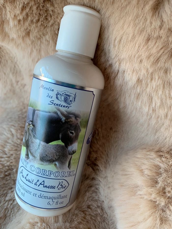 Lait 2 en 1 corporel et démaquillant au lait d’ânesse bio 200 ml - photo numéro 3
