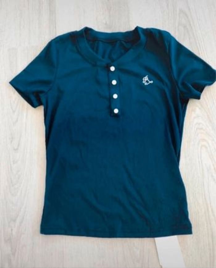 Polo moulant femme Tee shirt dazy taille M - photo numéro 2
