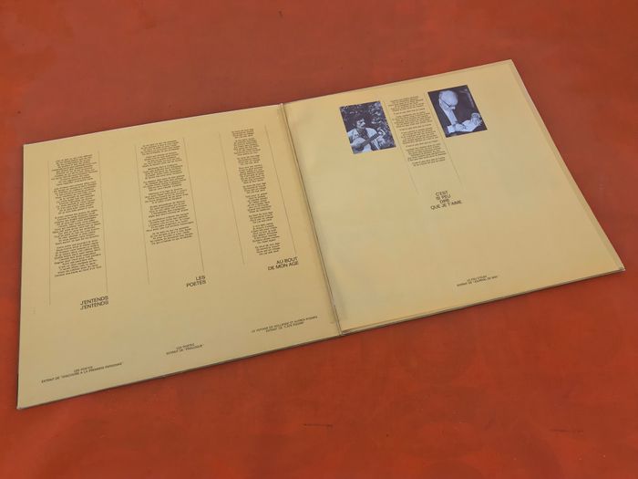 Vinyle 33 tours Jean Ferrat Ferrat chante Aragon (1974) Barclay 90013 - photo numéro 2