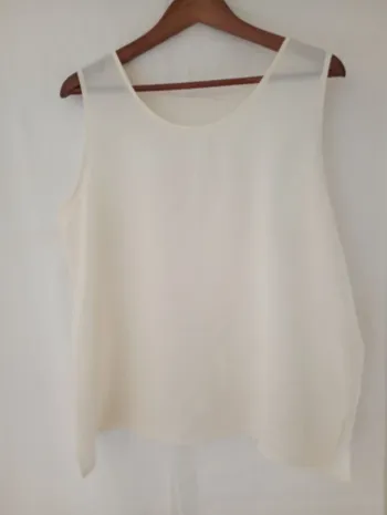 Débardeur blanc écru 46/48 Marque Noir