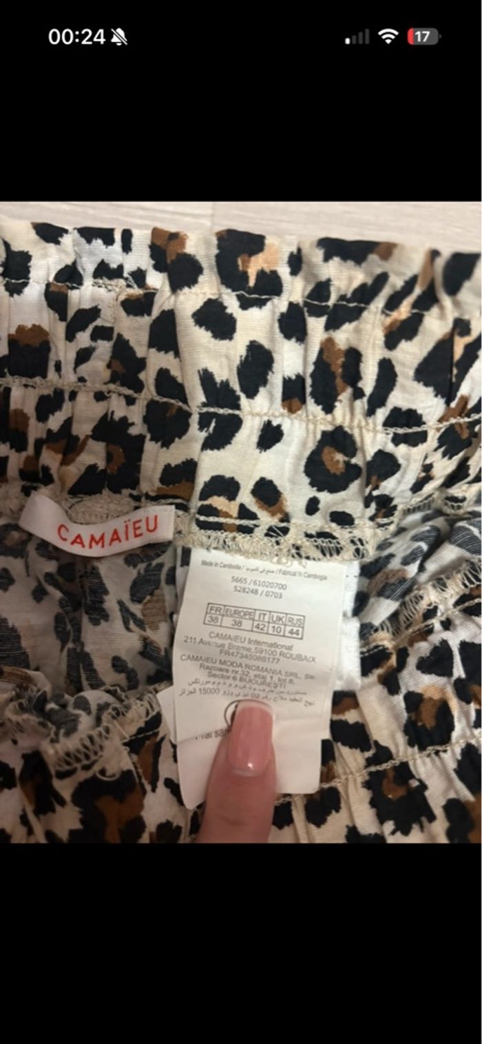 Pantalon large léopard - photo numéro 3