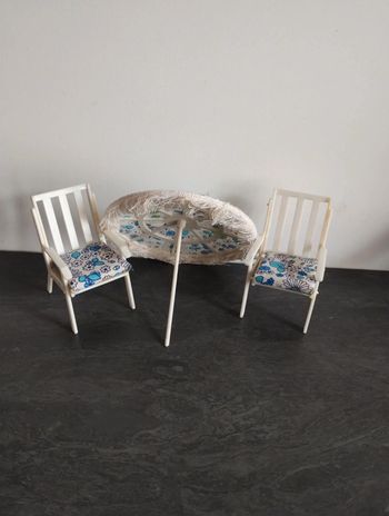 Salon de jardin vintage