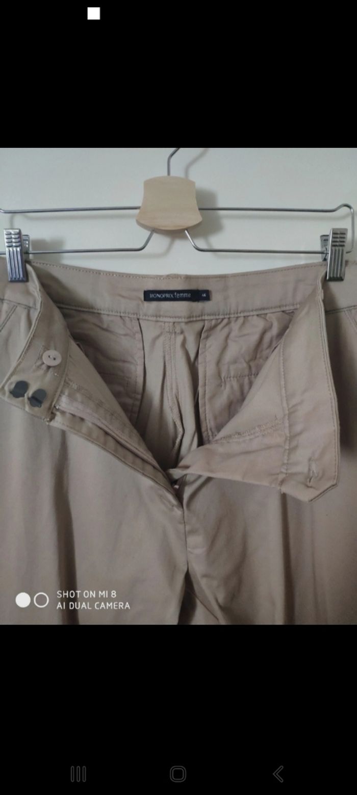 Pantalon monoprix beige - photo numéro 5