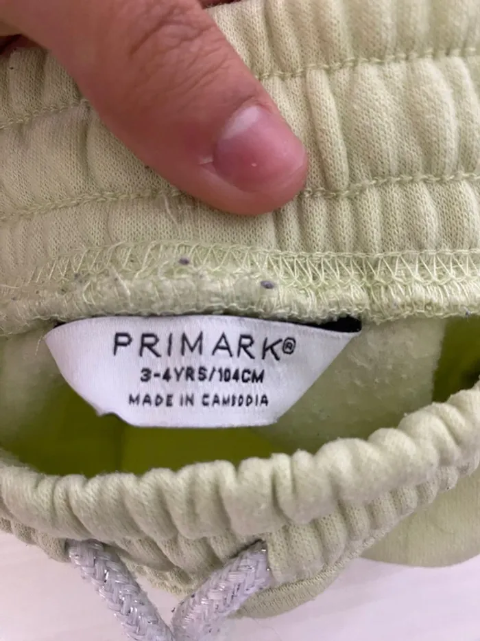 Pantalon training molletonné jaune fille Primark 3-4 ans > 104 cm - photo numéro 2