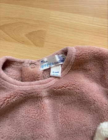 Pyjama velours 2 pièces