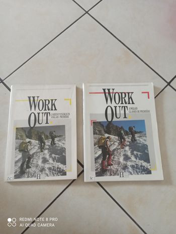 Livre et cahier d exercices work out 1 ere