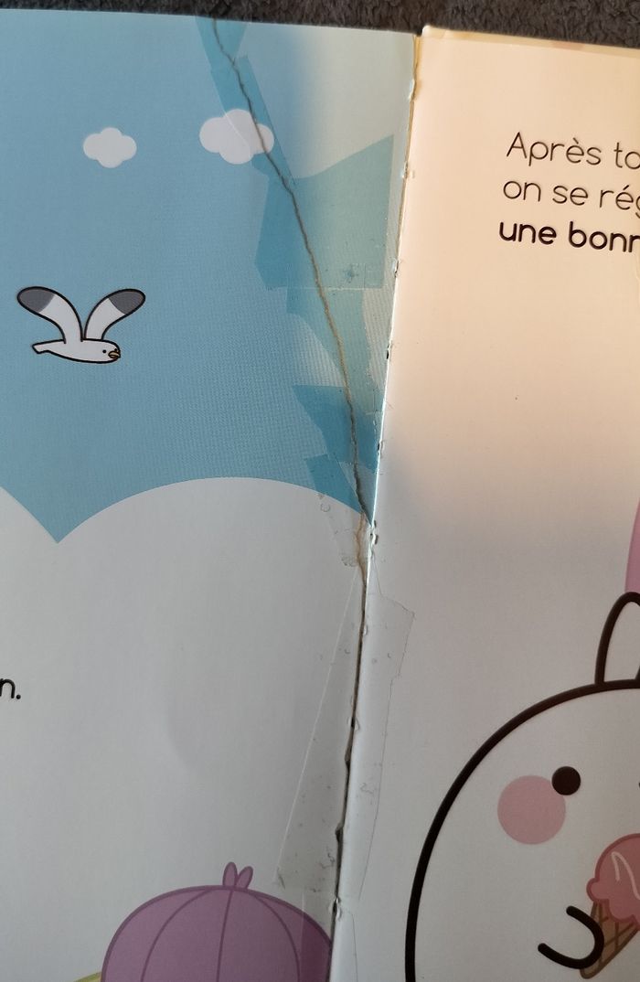 Livre histoire Molang et Piu Piu - photo numéro 3