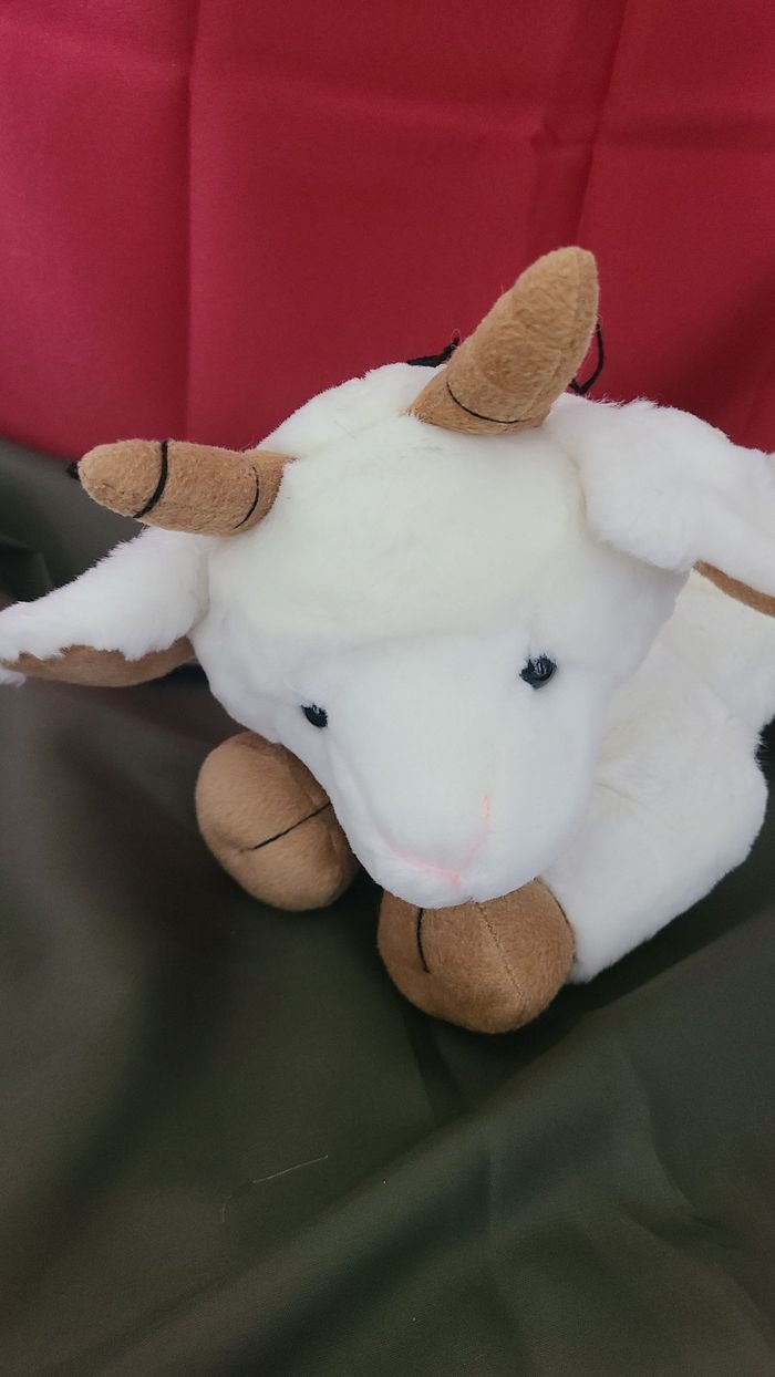doudou chèvre blanche - photo numéro 2