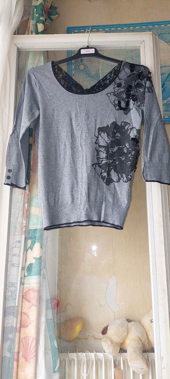 Pull gris Patrice breal