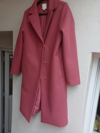 Manteau h&m rose taille 38