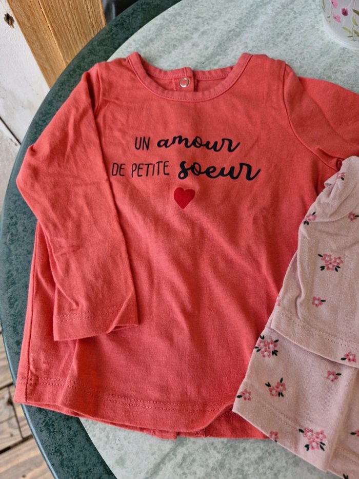 Lots de 4 tee-shirts filles. Verbaudet - photo numéro 7