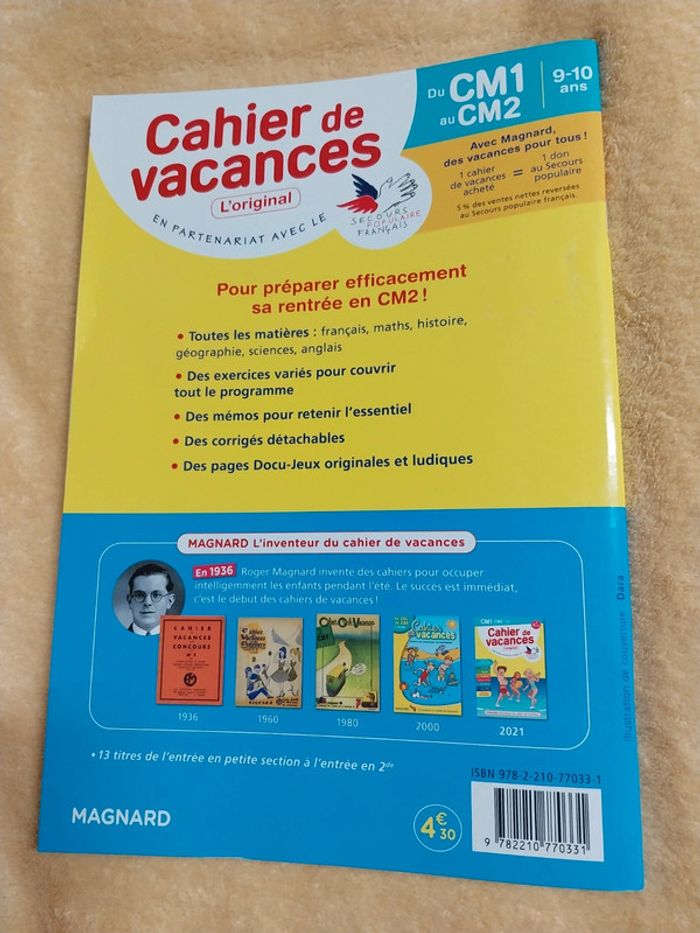 Cahier de vacances - photo numéro 2