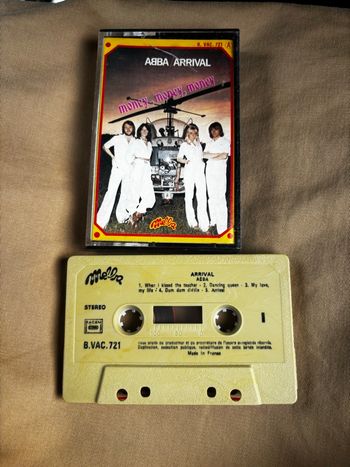 Cassette audio Abba Arrival