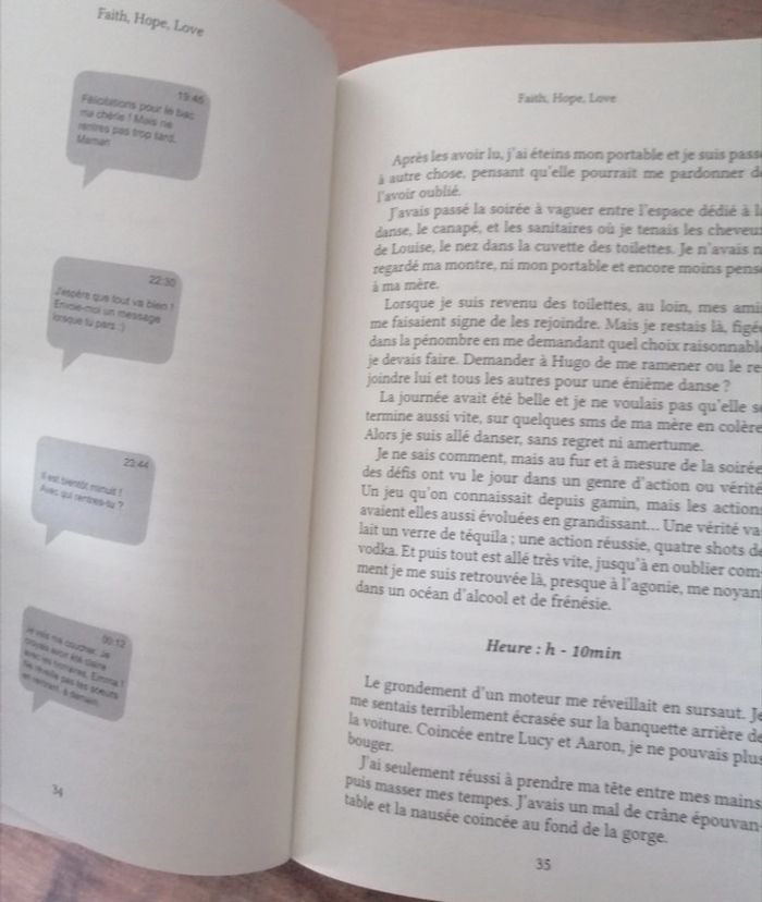 Livre Faith hope love de Marina Rosia - photo numéro 2