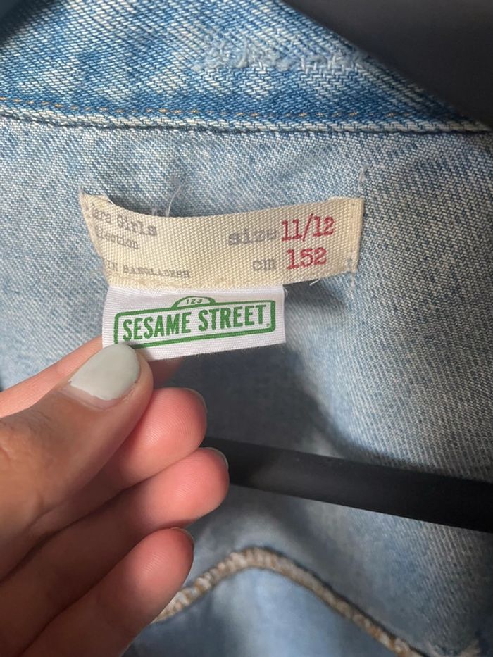 Veste en jean Zara fille - photo numéro 2