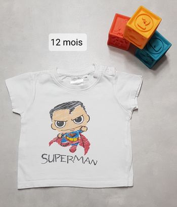 T-shirt Dc comics 12mois