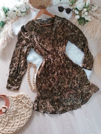 Jolie robe léopard Mango taille M