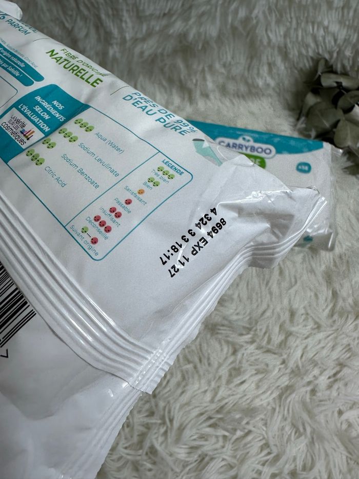Lot de 4 paquets de lingette Carryboo - photo numéro 3