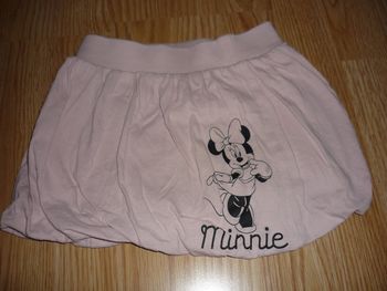 superbe mini jupe  boule rose Disney minnie