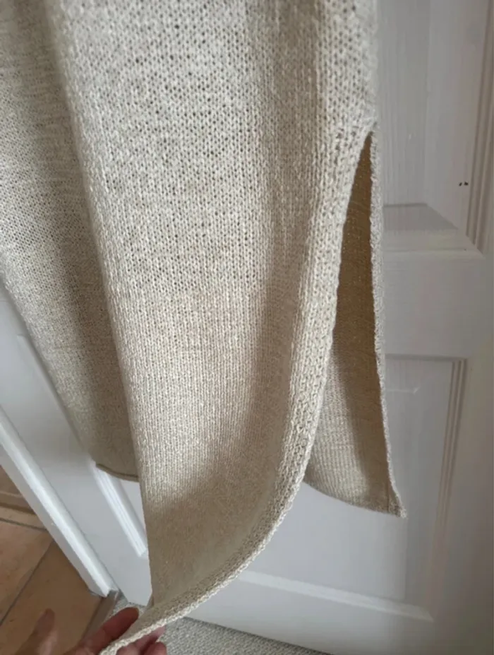 Robe longue beige sans manches - photo numéro 6