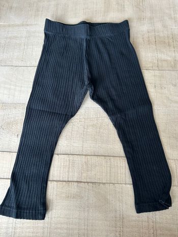 Legging cotelé noir