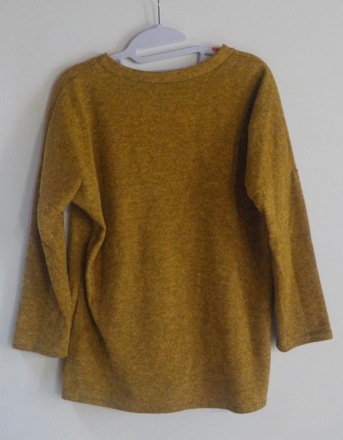 Pull chiné moutarde - photo numéro 2