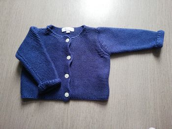 Très beau gilet dpam bleu foncé