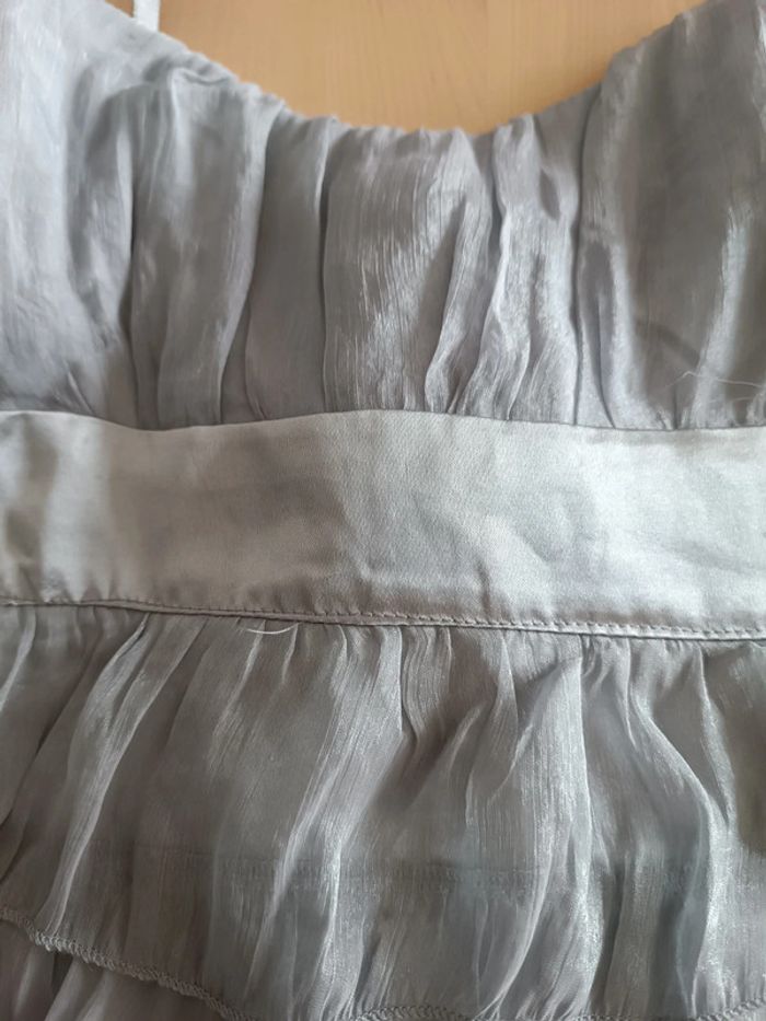 Robe de bal argenté - photo numéro 4