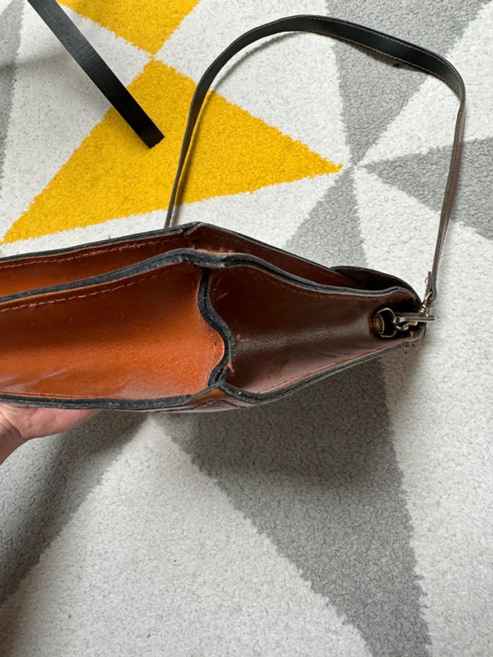 Sacoche en cuir vintage - photo numéro 7