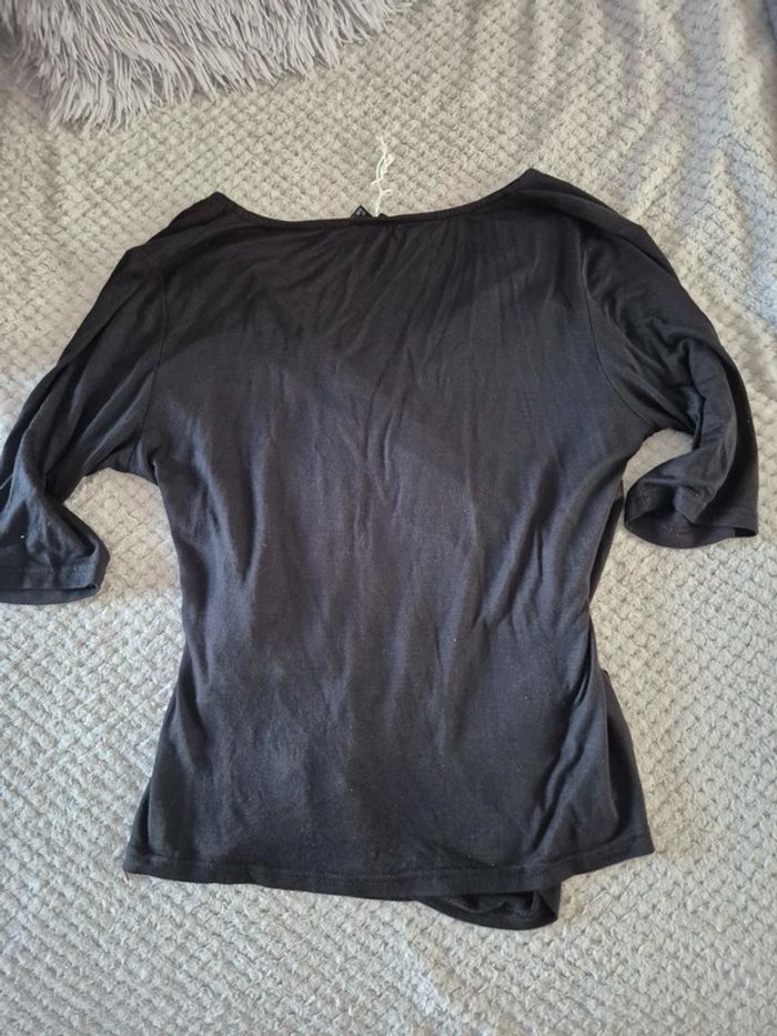 Cache cœur noir neuf Ovs taille M - photo numéro 2