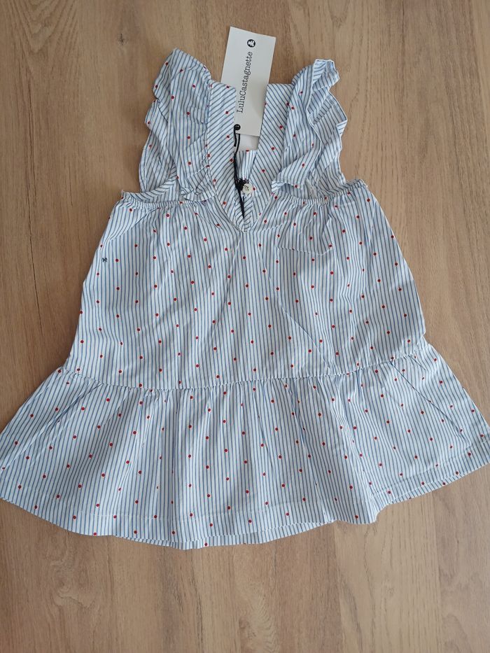 Robe lulu castagnette - taille 18 mois - neuf avec étiquettes - photo numéro 2