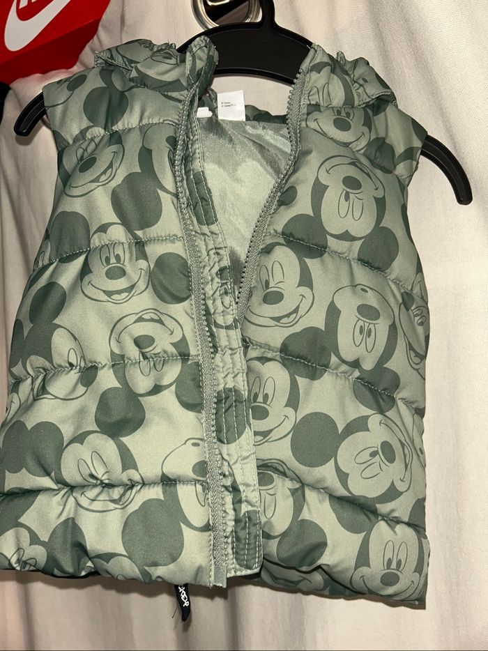 Doudoune sans manche Mickey