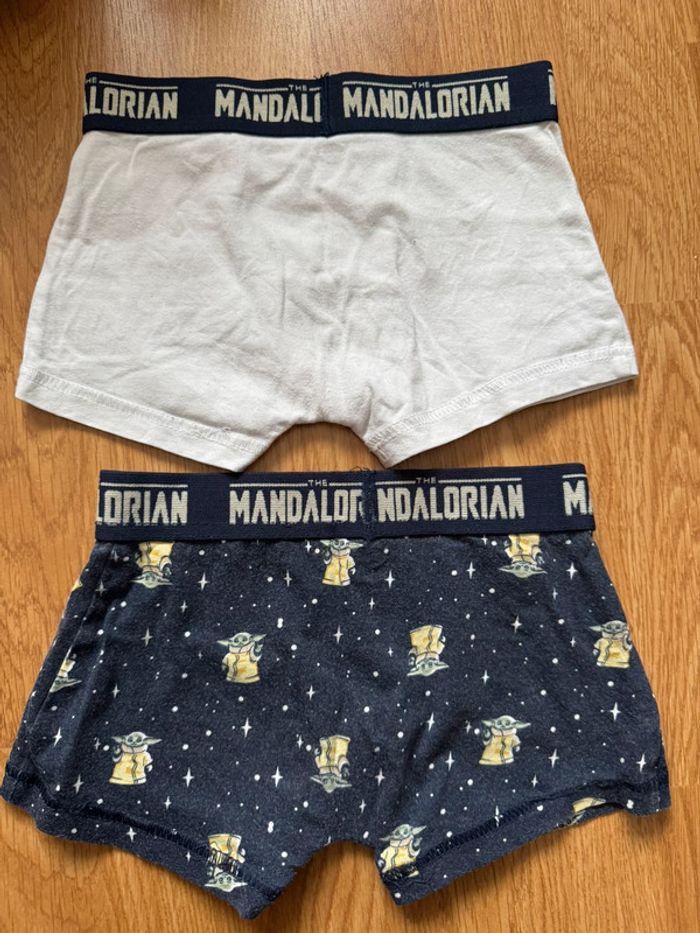 Lot 2 boxers the mandalorian 4-5 ans - photo numéro 4