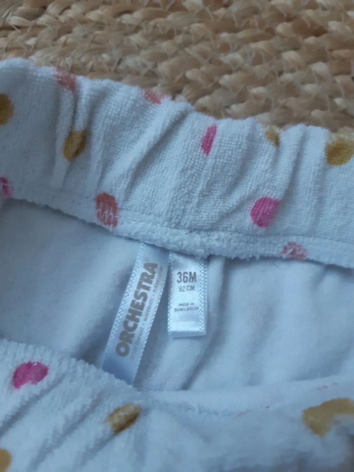 Short velours à motif pois Orchestra 36 mois - photo numéro 4