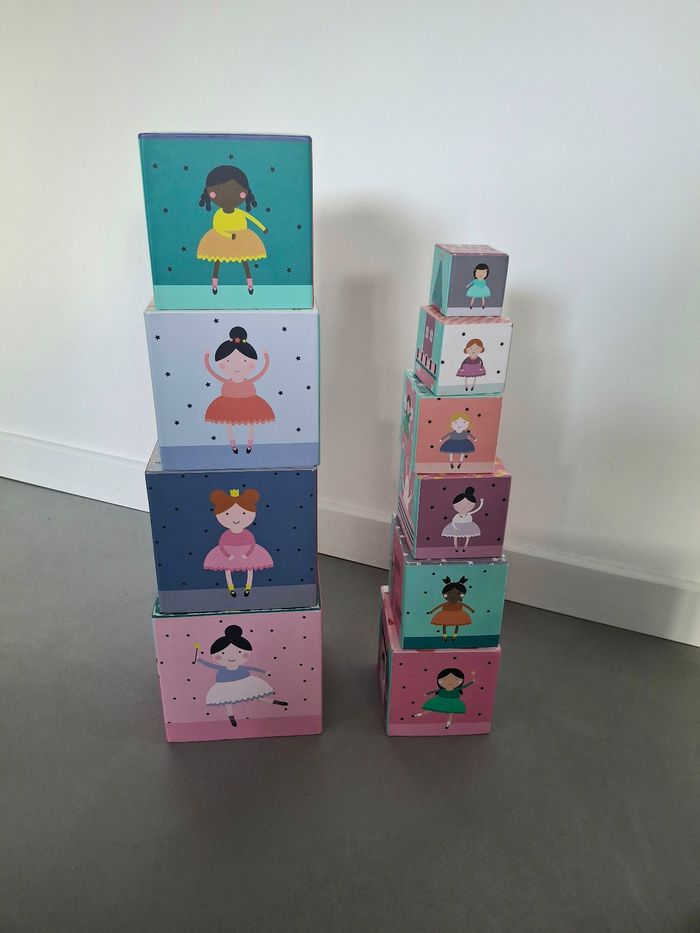 Pyramide de cubes Vertbaudet bébé fille - photo numéro 5