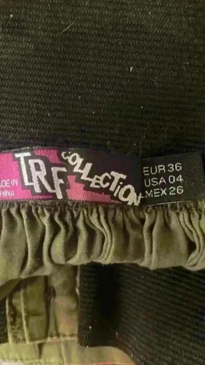 Mini jupe kaki TRF Collection – Taille S / 36 - photo numéro 3