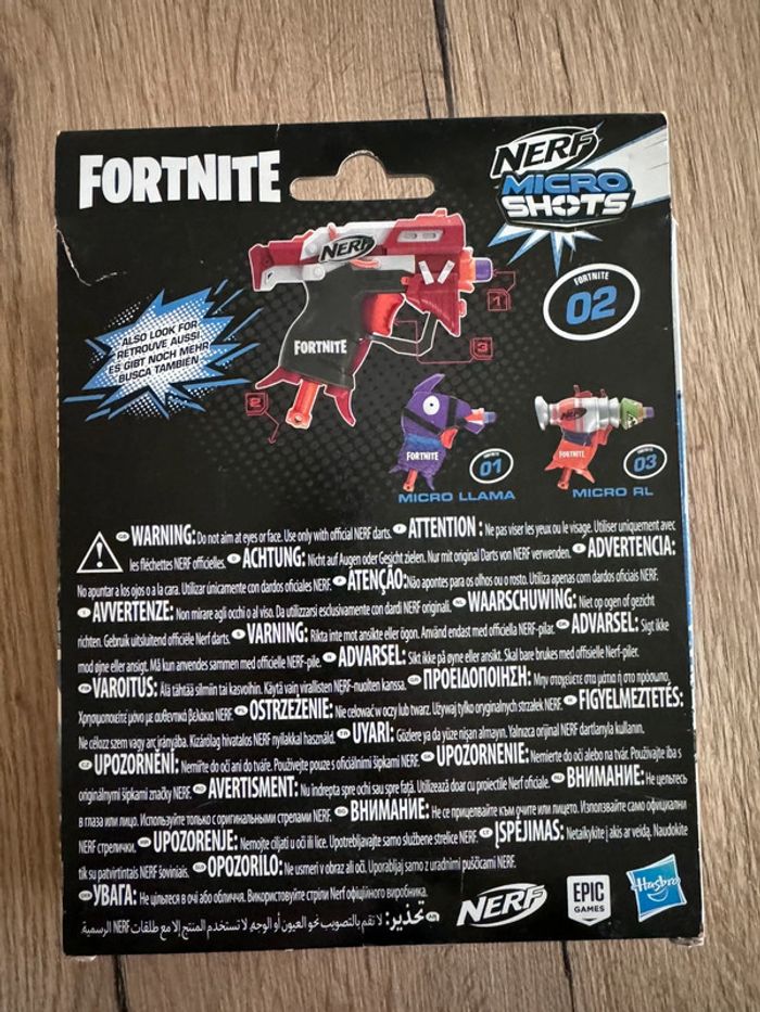 Nerf Microshots Fortnite et Fléchettes neuf - photo numéro 7