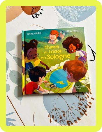 Livre chasse au trésor en sologne, histoire, enfant, McDonald's, hachette, jeunesse