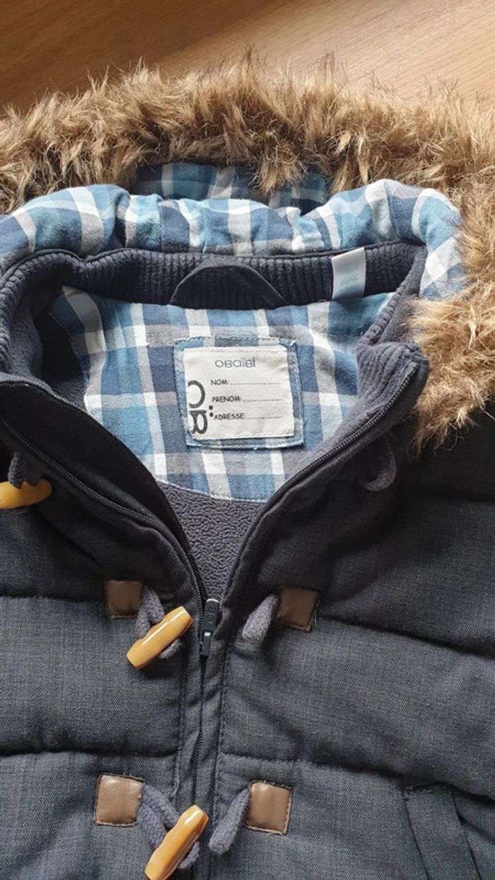 Doudoune chaude, taille 23 mois, Obaïbi - photo numéro 2