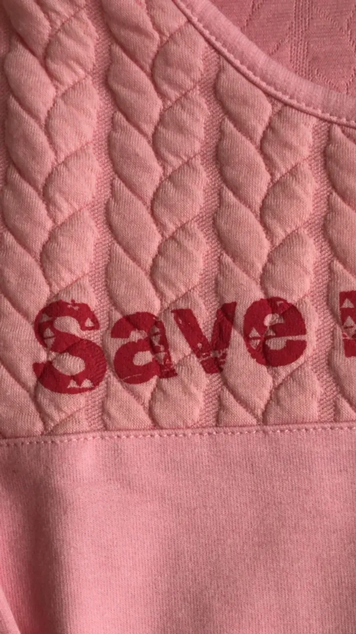 Sweat rose manches Longues DPAM 5 ans - photo numéro 3