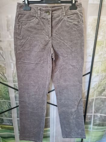 Pantalon velours femme 36